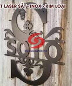 Hoa văn chữ cắt laser 4ly